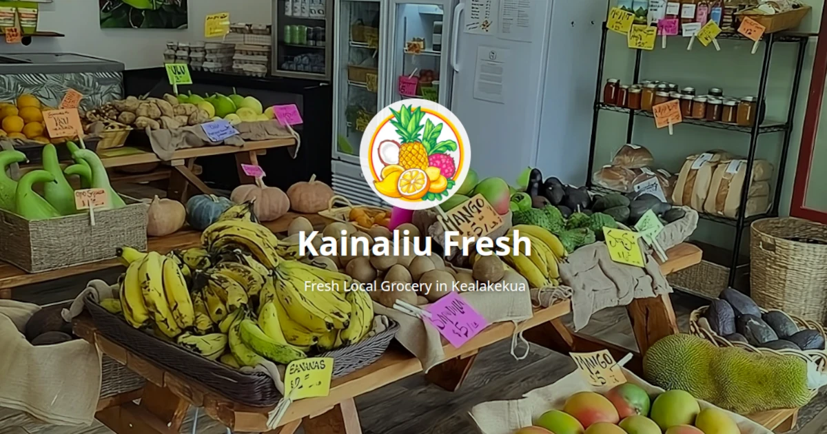 Kainaliu Fresh Grocery photo 1 in Kealakekua